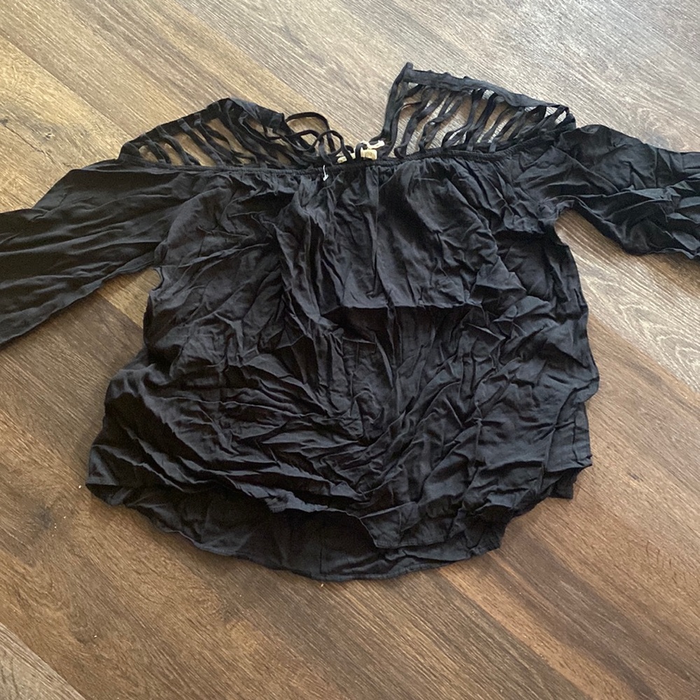 Black dress shirt